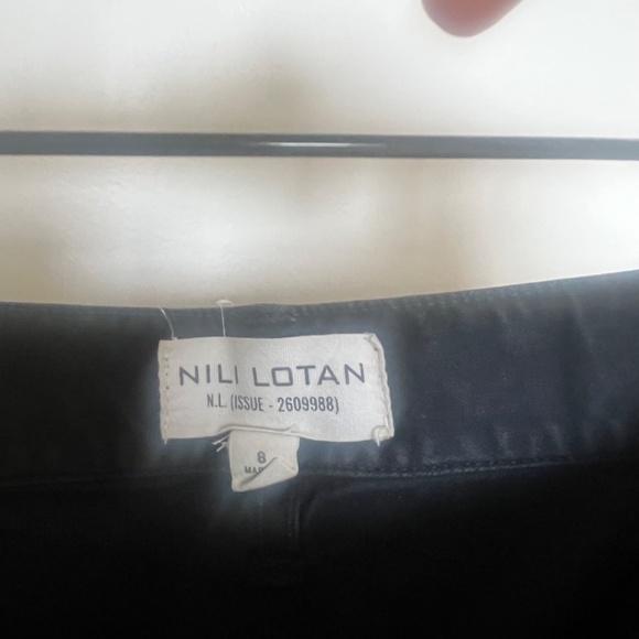 Nili Lotan Shon Pant in Carbon Size 8 - Picture 5 of 7